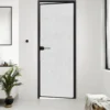Minimalist swing door