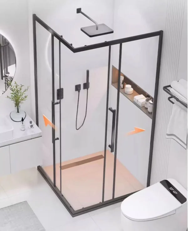 Bathroom sliding door